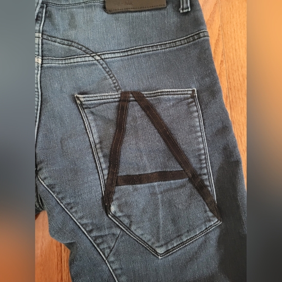 Authentic Vintage G-Star Raw Dark Men Jeans 30x34 A Crotch Varsity 3D Tapered - Picture 11 of 13